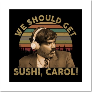 WE SHOULD GET SUSHI CAROL Vintage Posters and Art